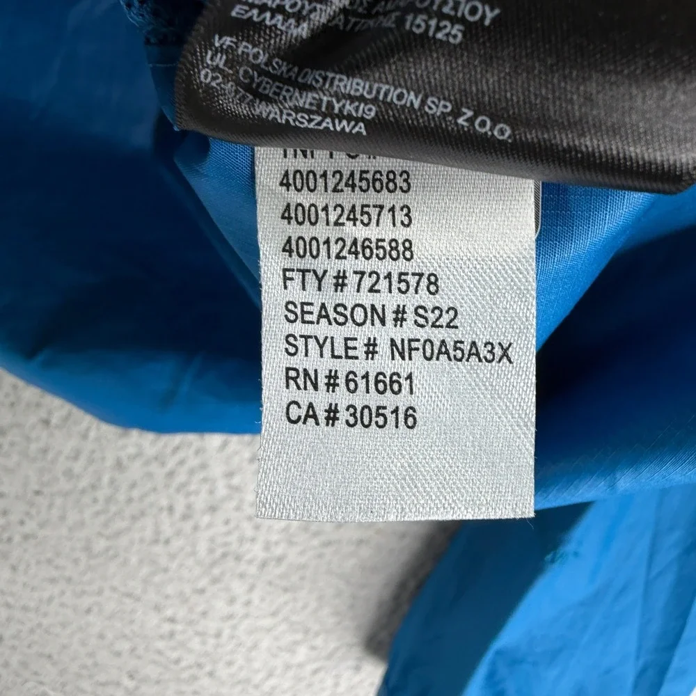 The North Face Cyclone Jacket Men's‎ Large Blue Hooded Colorblock Running